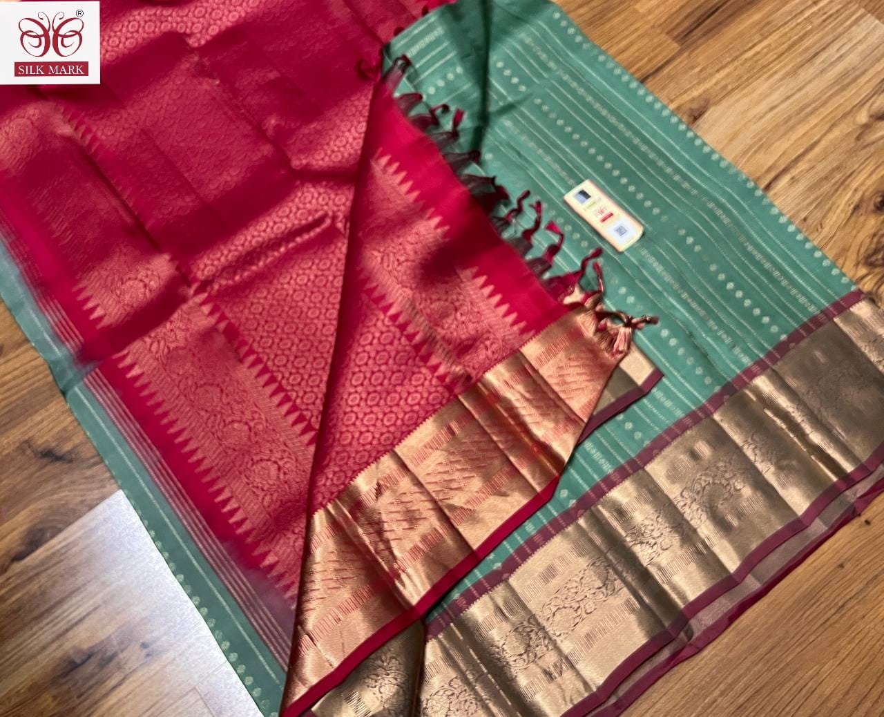 Simple kanjivaram silk saree