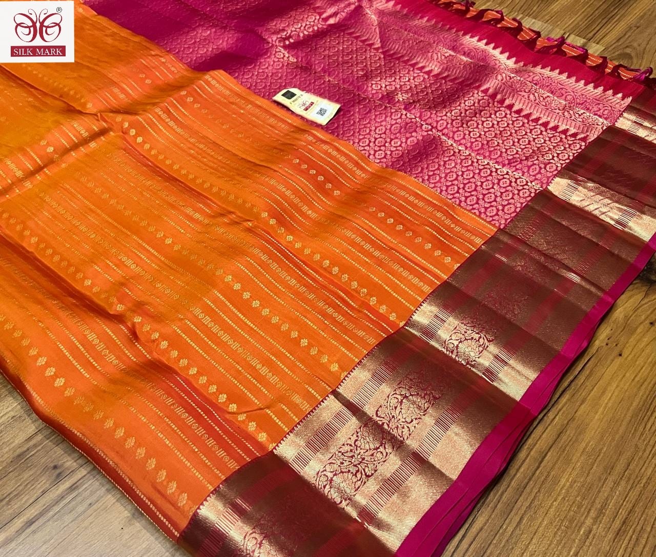 Simple kanjivaram silk saree