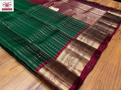 Simple kanjivaram silk saree