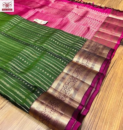 Simple kanjivaram silk saree