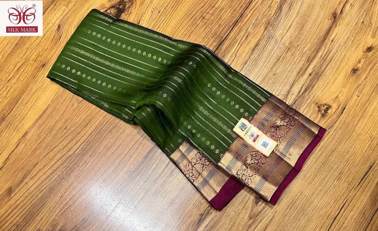 Simple kanjivaram silk saree