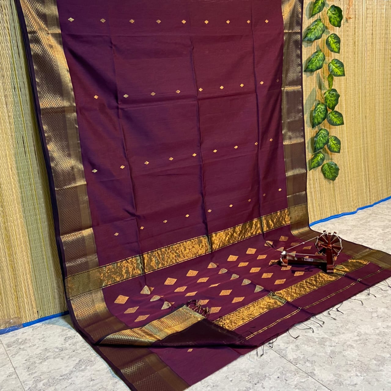 Isha | Handloom cotton silk saree