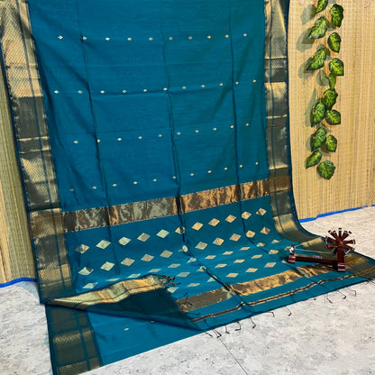 Isha | Handloom cotton silk saree