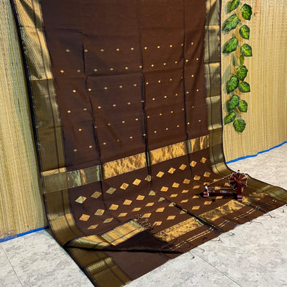 Isha | Handloom cotton silk saree