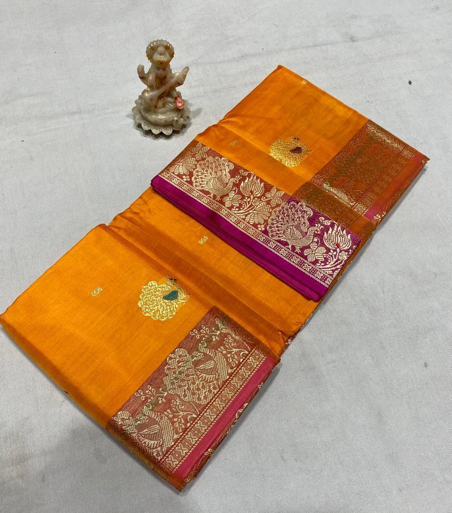 Available In Various Colors Pure Silk Peshwai Paithani Saree at Best Price  in Yeola | Roshani Paithani & Silk Sarees