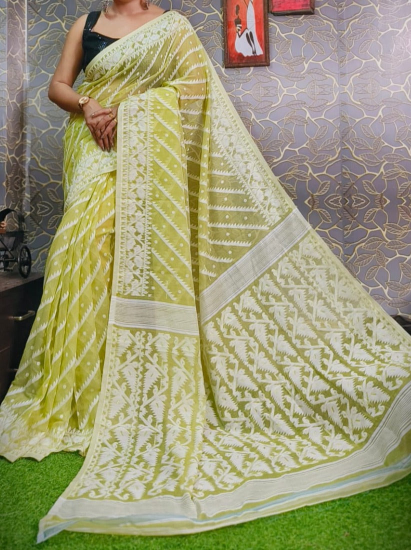 Soft dhakai saree in cotton