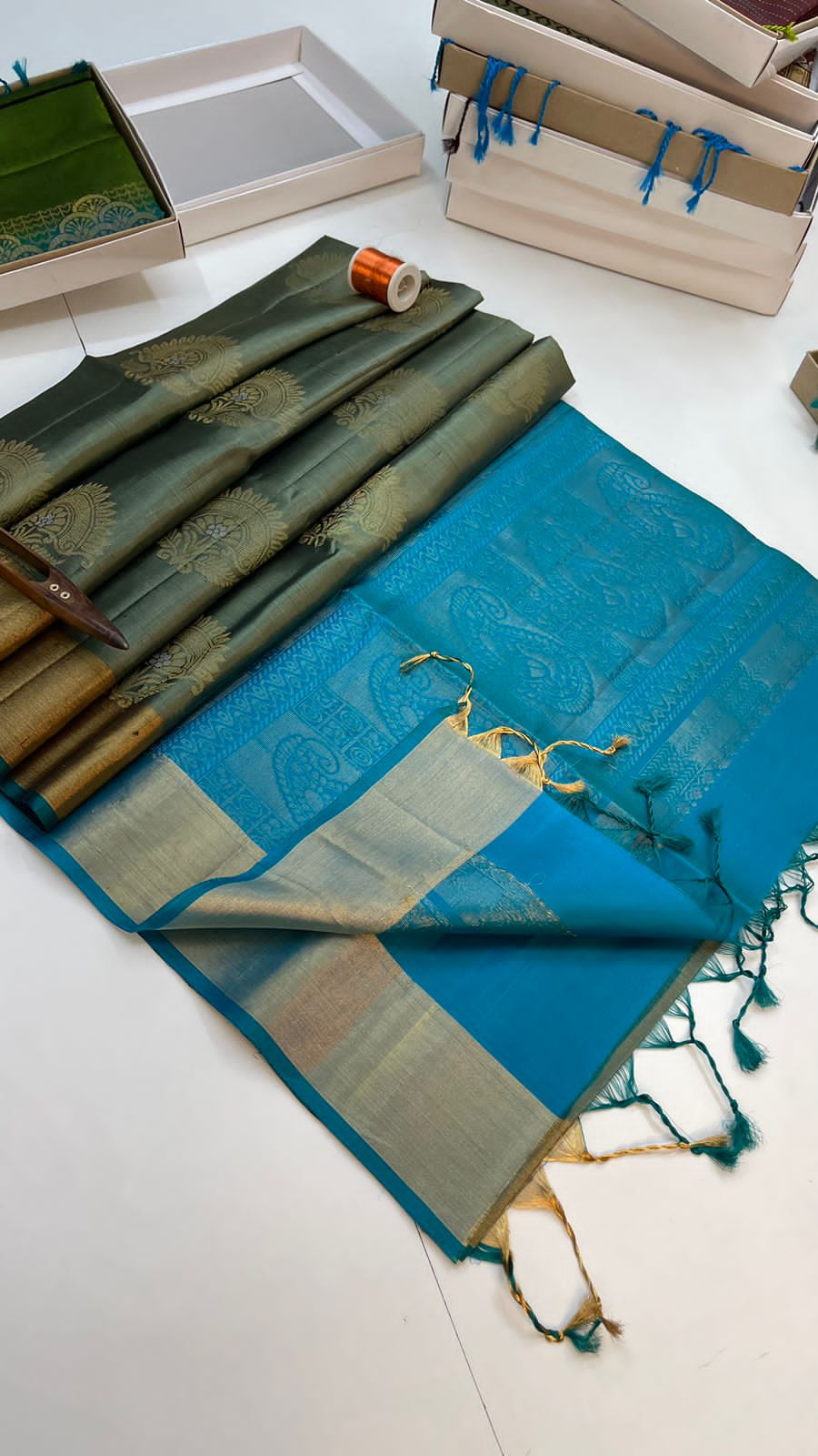 Handloom soft silk sarees