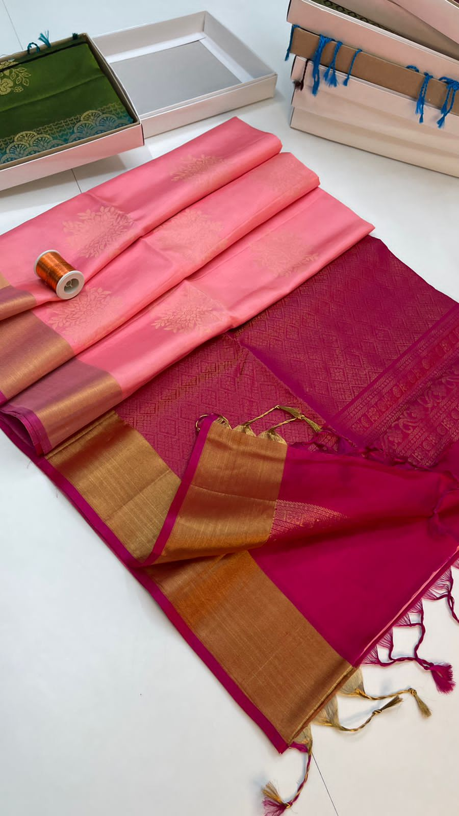 Handloom soft silk sarees