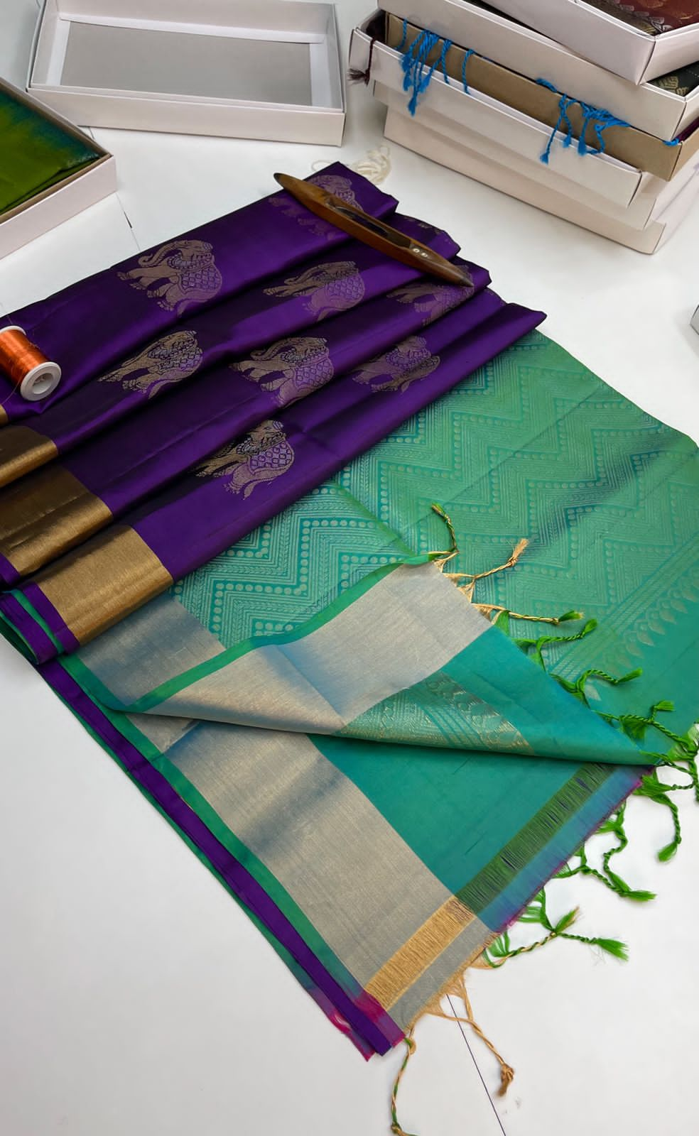 Handloom soft silk sarees