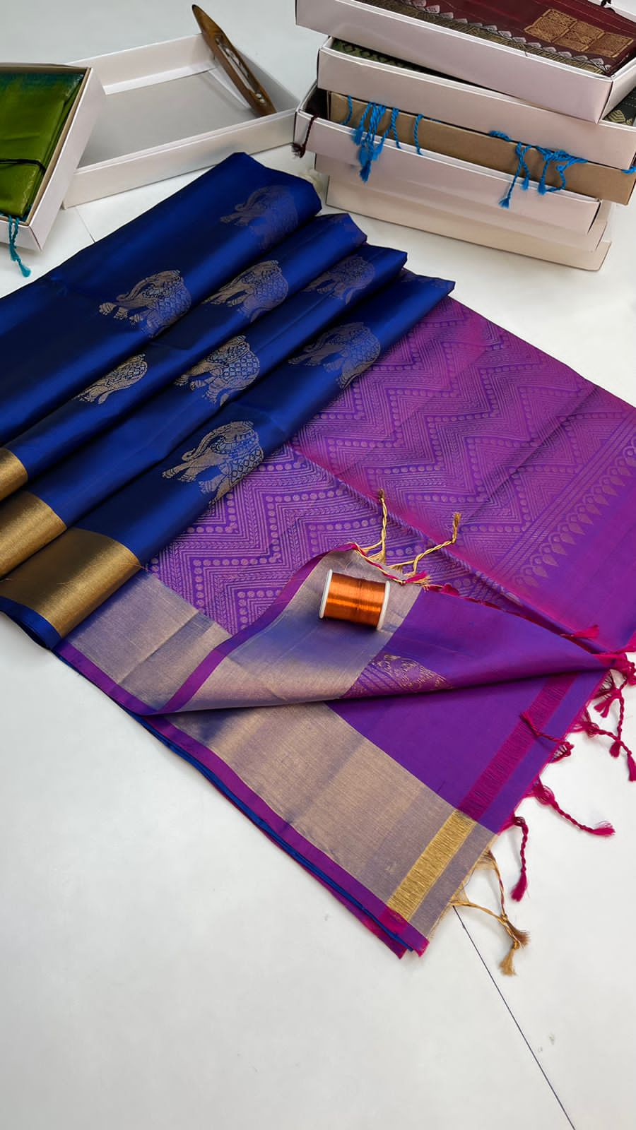 Handloom soft silk sarees