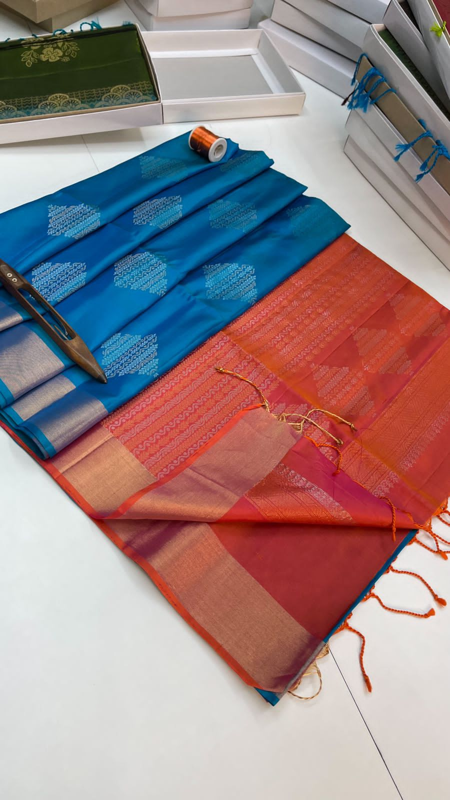 Handloom soft silk sarees