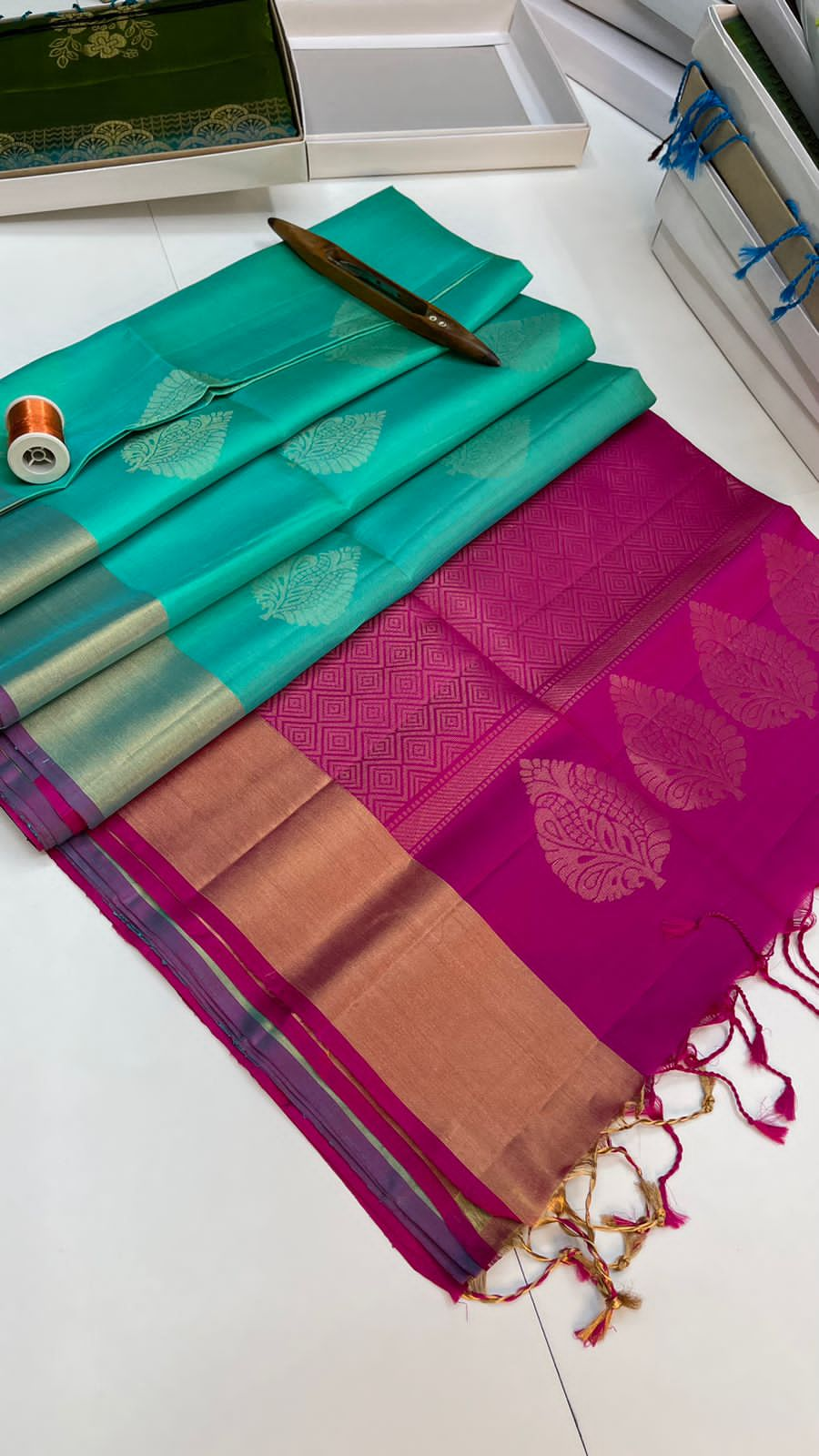 Handloom soft silk sarees