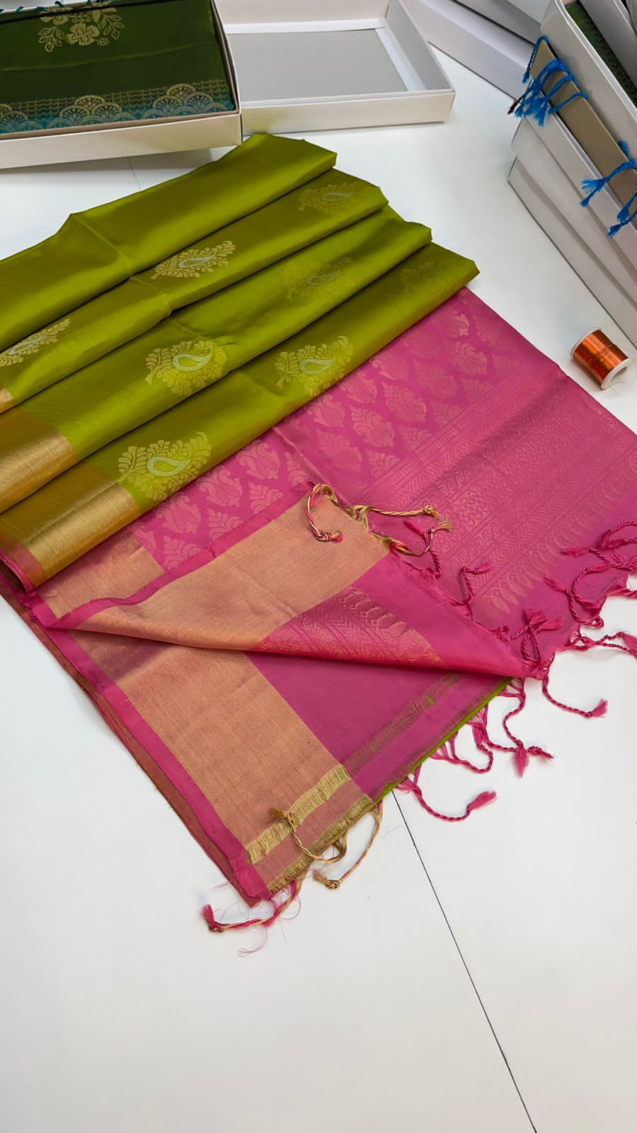 Handloom soft silk sarees