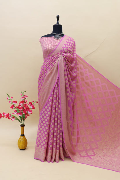 Banarasi Georgette Saree