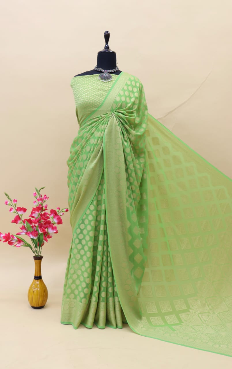 Banarasi Georgette Saree