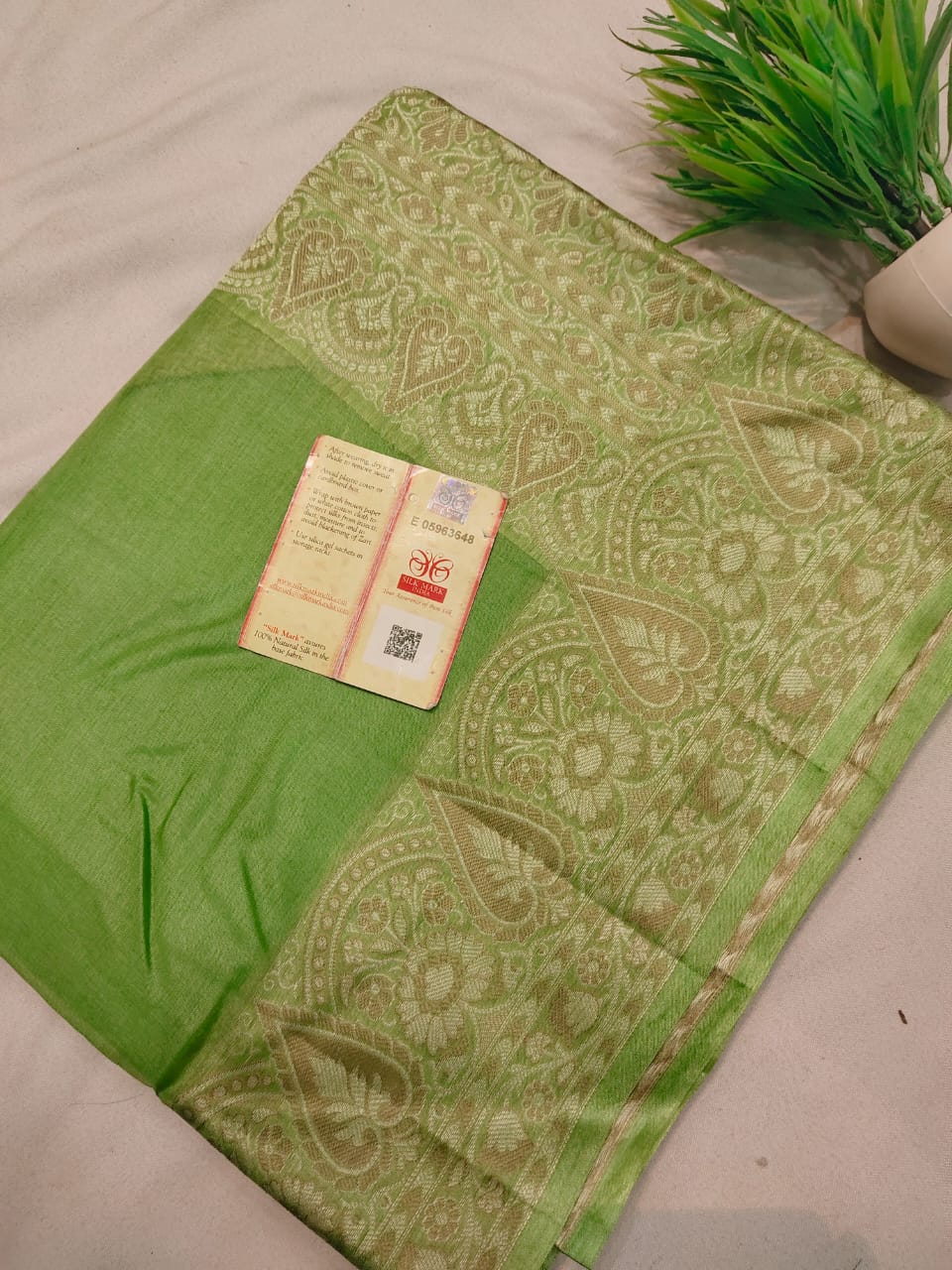 Alia | Pure tussar silk jamdani saree