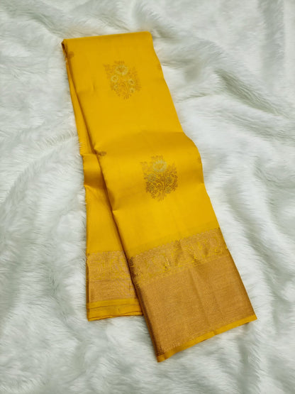 Daisies | pure silk kanjeevaram