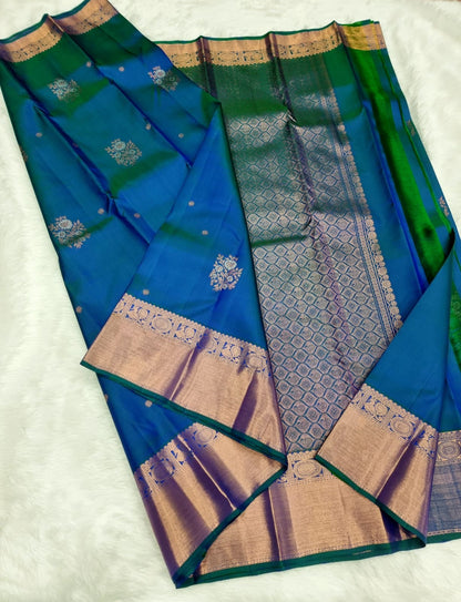 Daisies | pure silk kanjeevaram