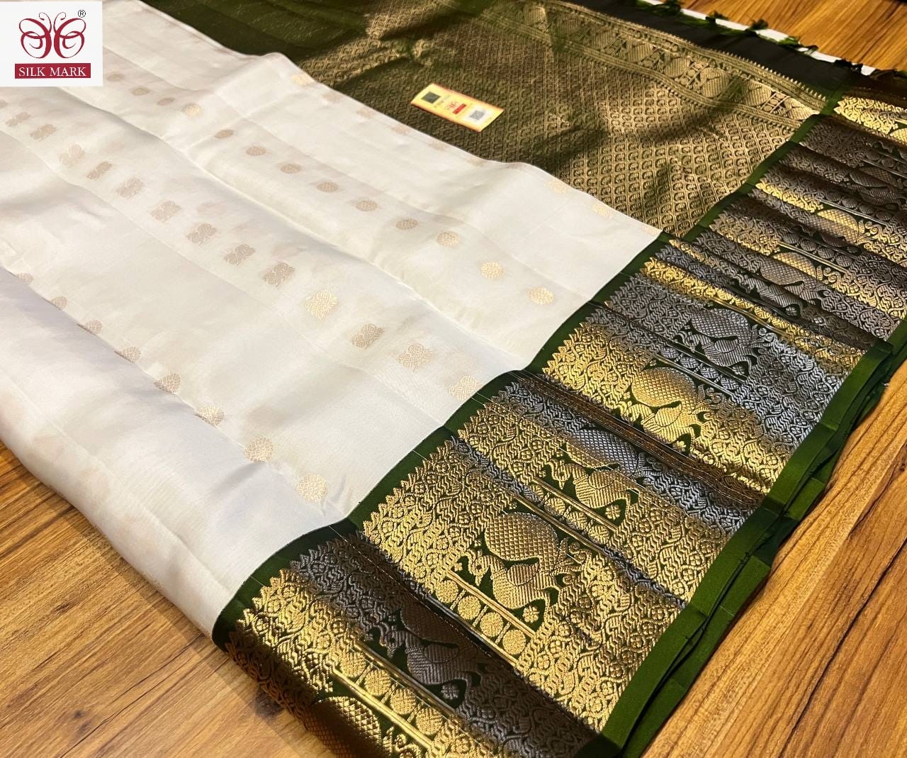 Pure silk Korvai kanjivaram