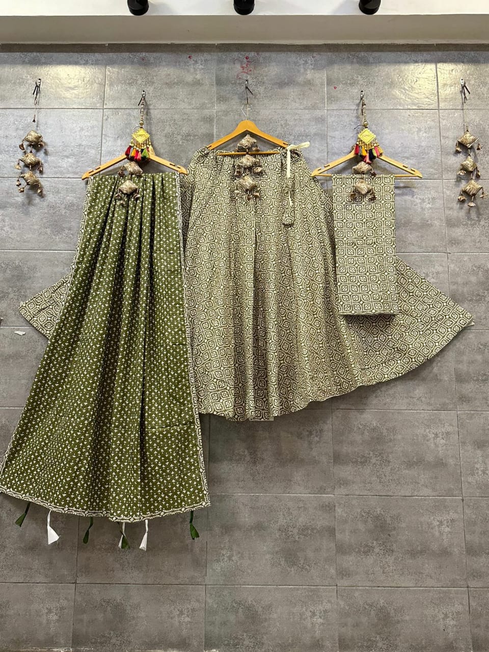 Charu | Cotton lehenga choli set