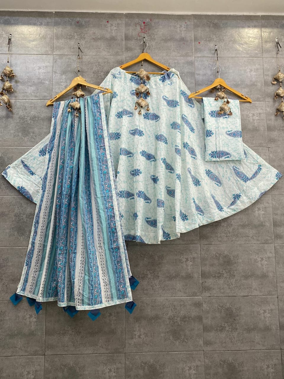 Charu | Cotton lehenga choli set