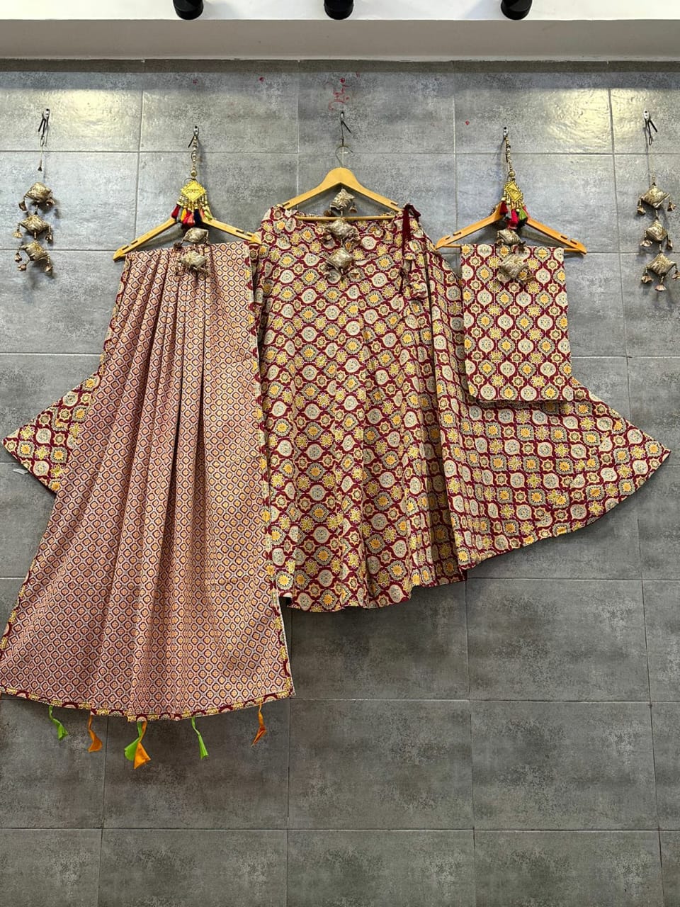 Charu | Cotton lehenga choli set