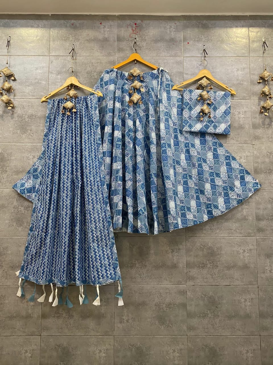 Charu | Cotton lehenga choli set