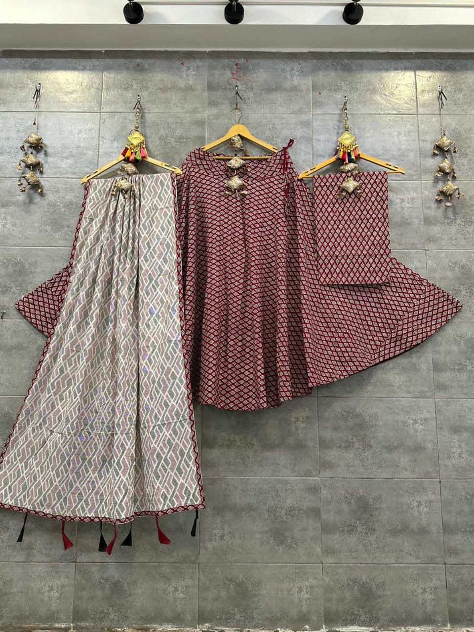 Charu | Cotton lehenga choli set