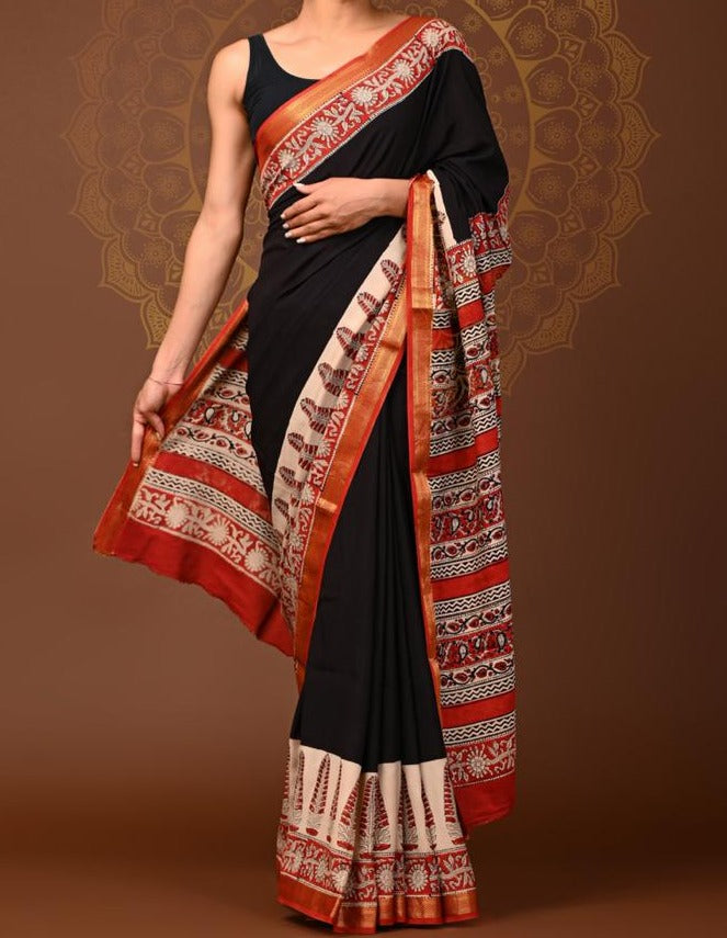 Dayamai| Maheshwari silk sarees