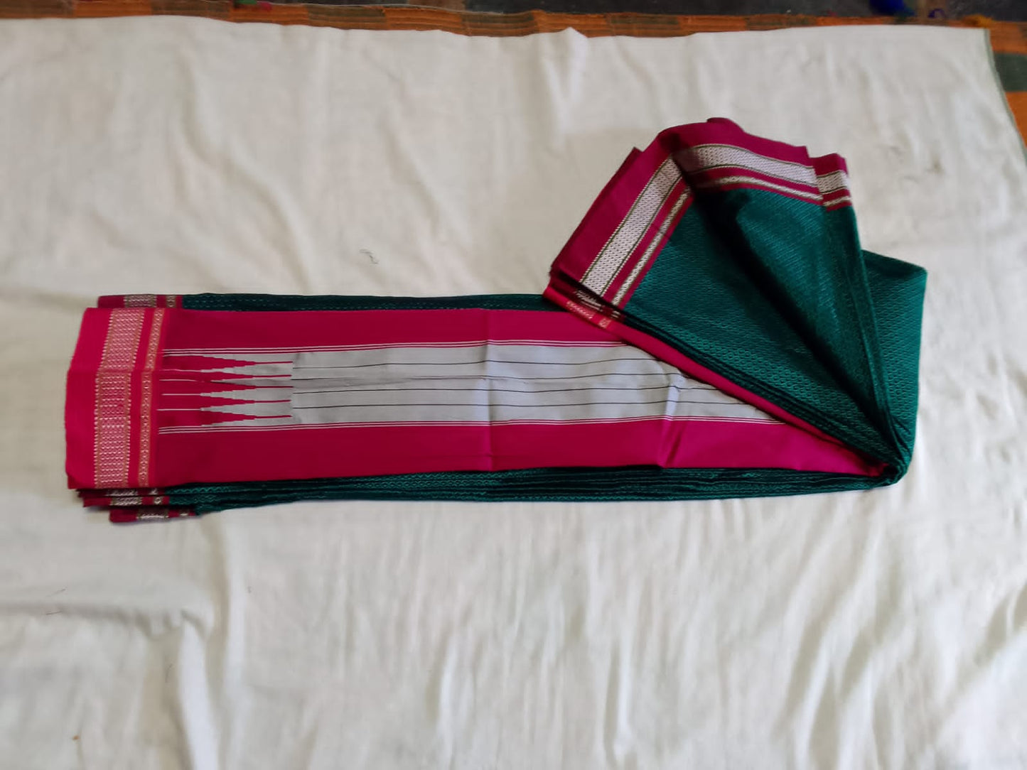 Khun sarees with tope pallu sarees