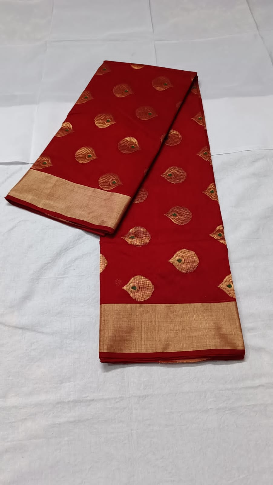 Morpankh | Pattu soft silk chanderi saree)