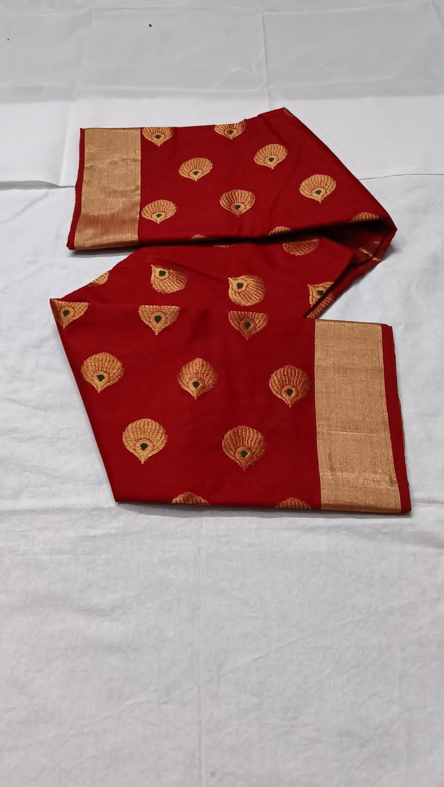 Morpankh | Pattu soft silk chanderi saree)