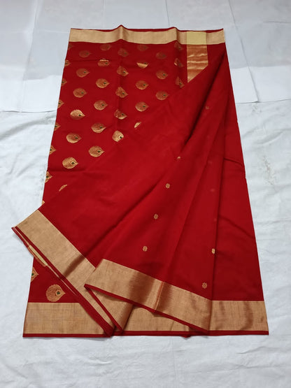 Morpankh | Pattu soft silk chanderi saree)