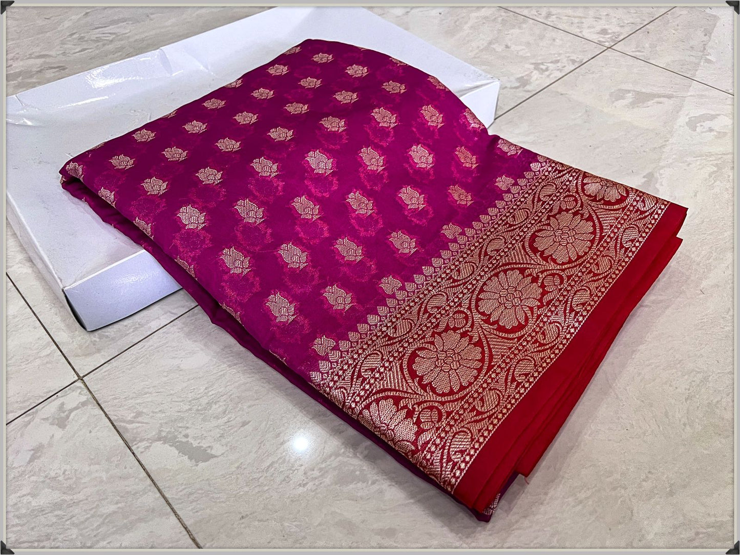 Kiran |  Semi Georgette silk saree