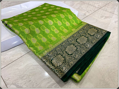 Kiran |  Semi Georgette silk saree