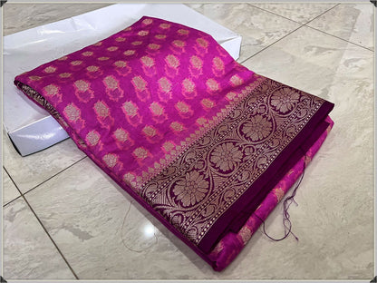 Kiran |  Semi Georgette silk saree