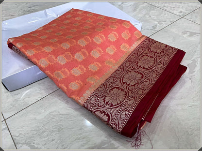 Kiran |  Semi Georgette silk saree