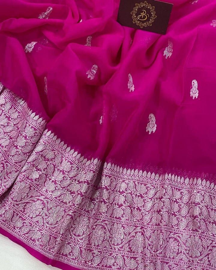 Kiran | Semi Georgette silk saree