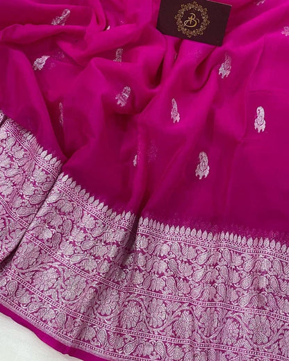 Kiran | Semi Georgette silk saree