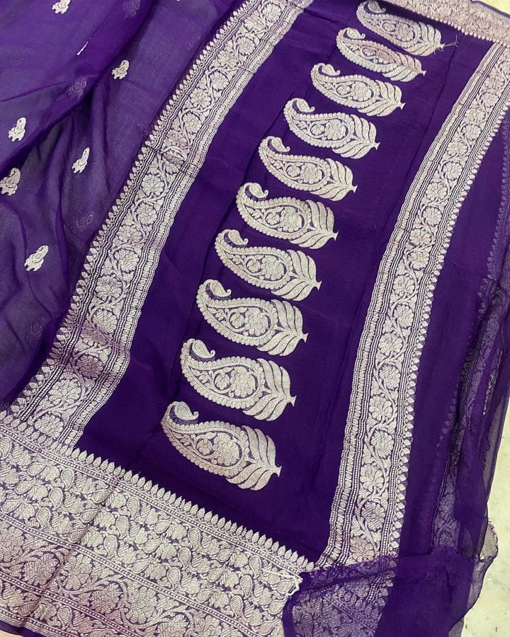 Kiran | Semi Georgette silk saree