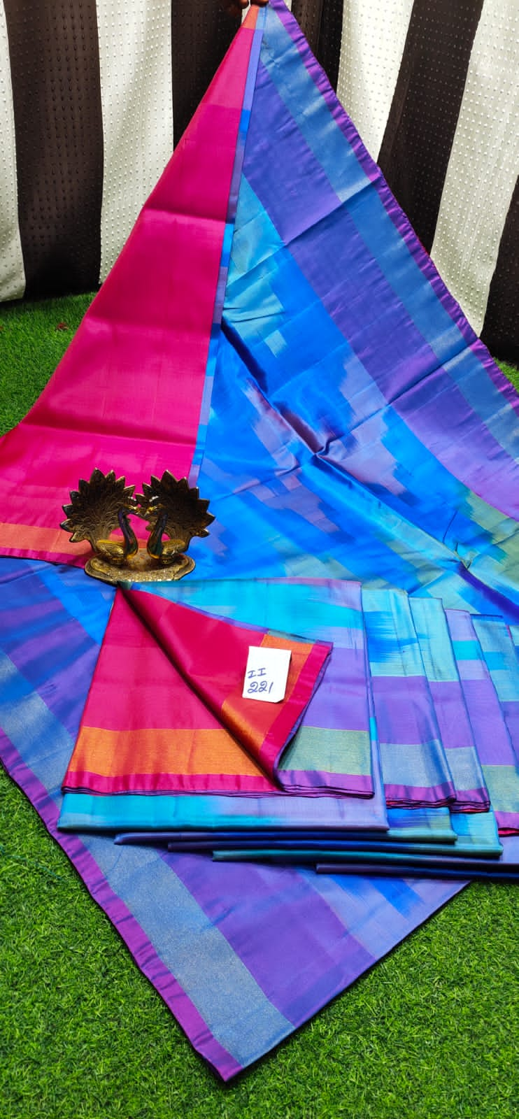 Illa | Uppada soft silk all over ikat design sarees