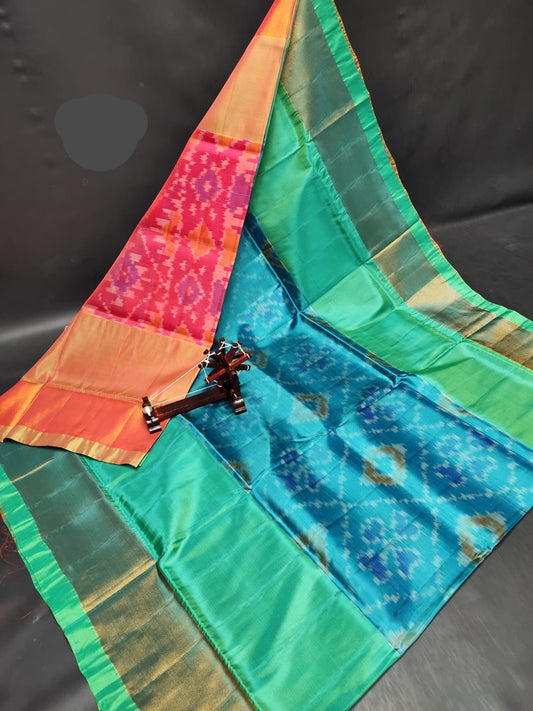 Saira | ikat design silk sarees