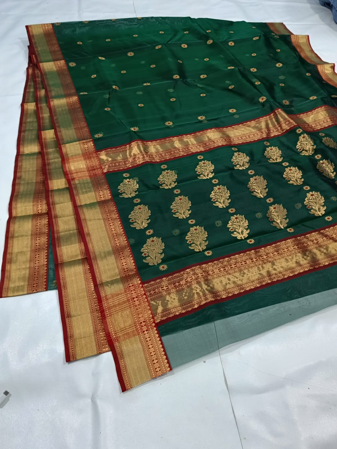 Nakshi | Chanderi with katana silk