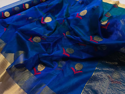 Anusha | Chanderi With Katan Silk