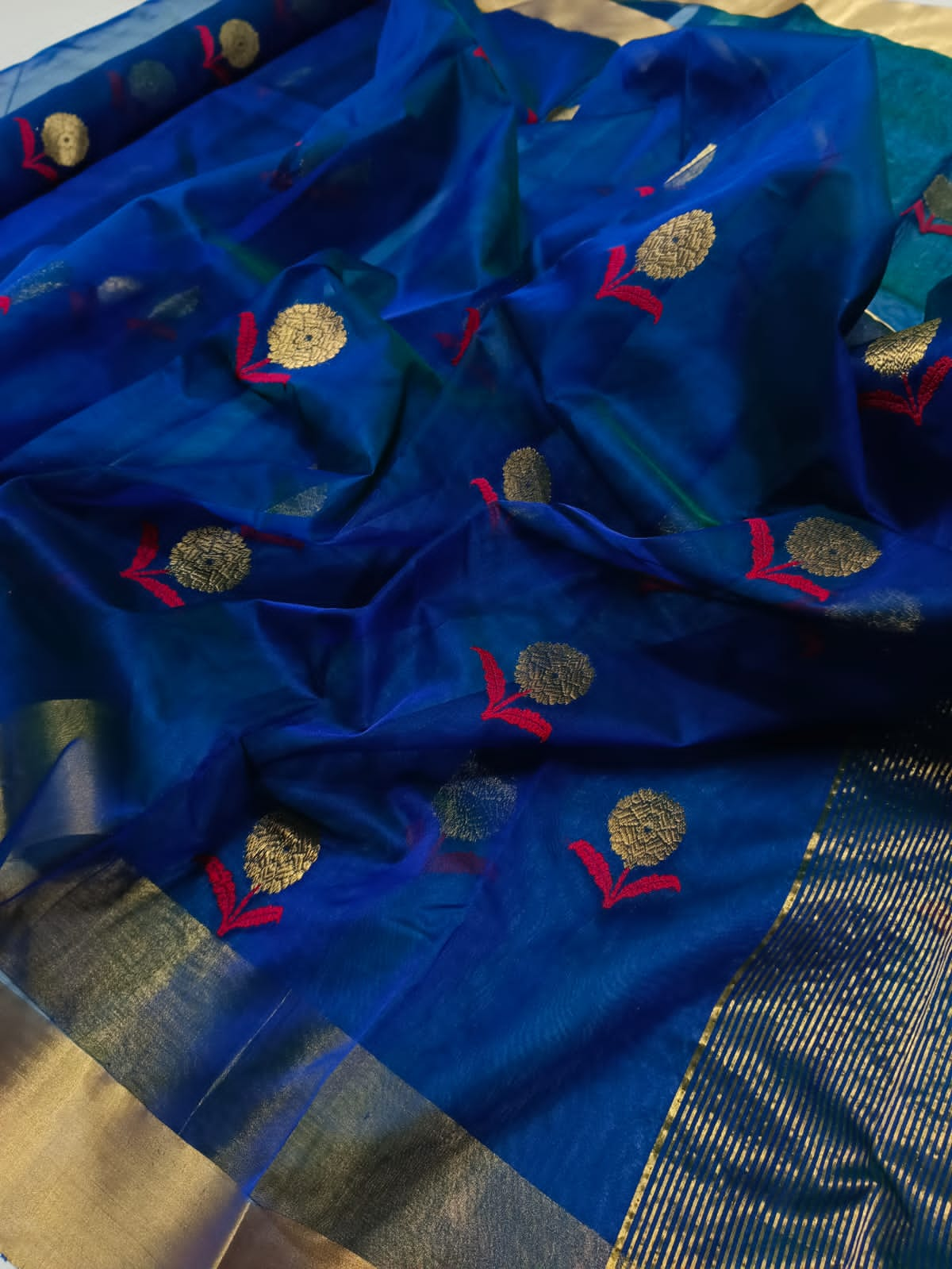 Anusha | Chanderi With Katan Silk