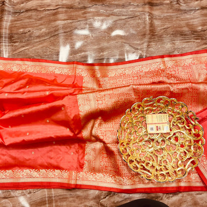 Arya|Handloom Banarsi  Katan  Silk Sarees