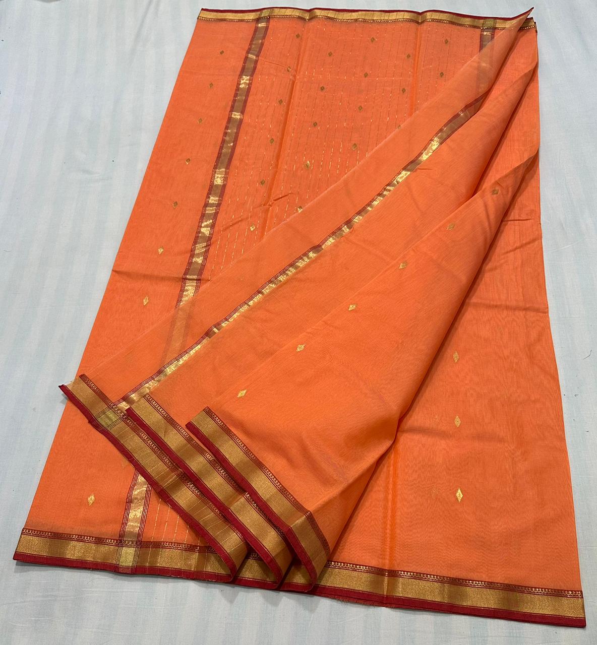 Anusha | Cotton chanderi saree