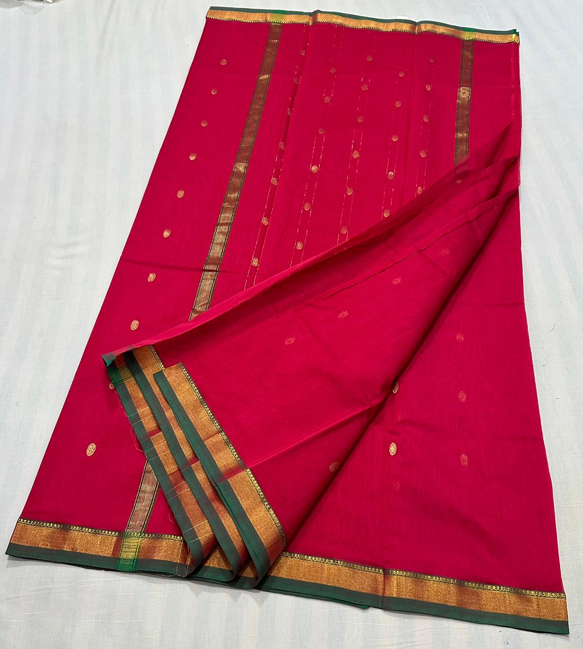 Anusha | Cotton chanderi saree