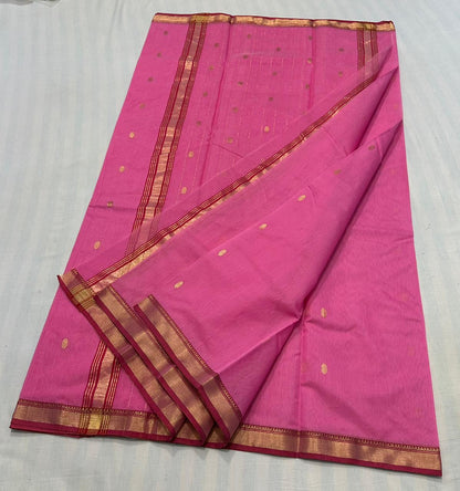 Anusha | Cotton chanderi saree