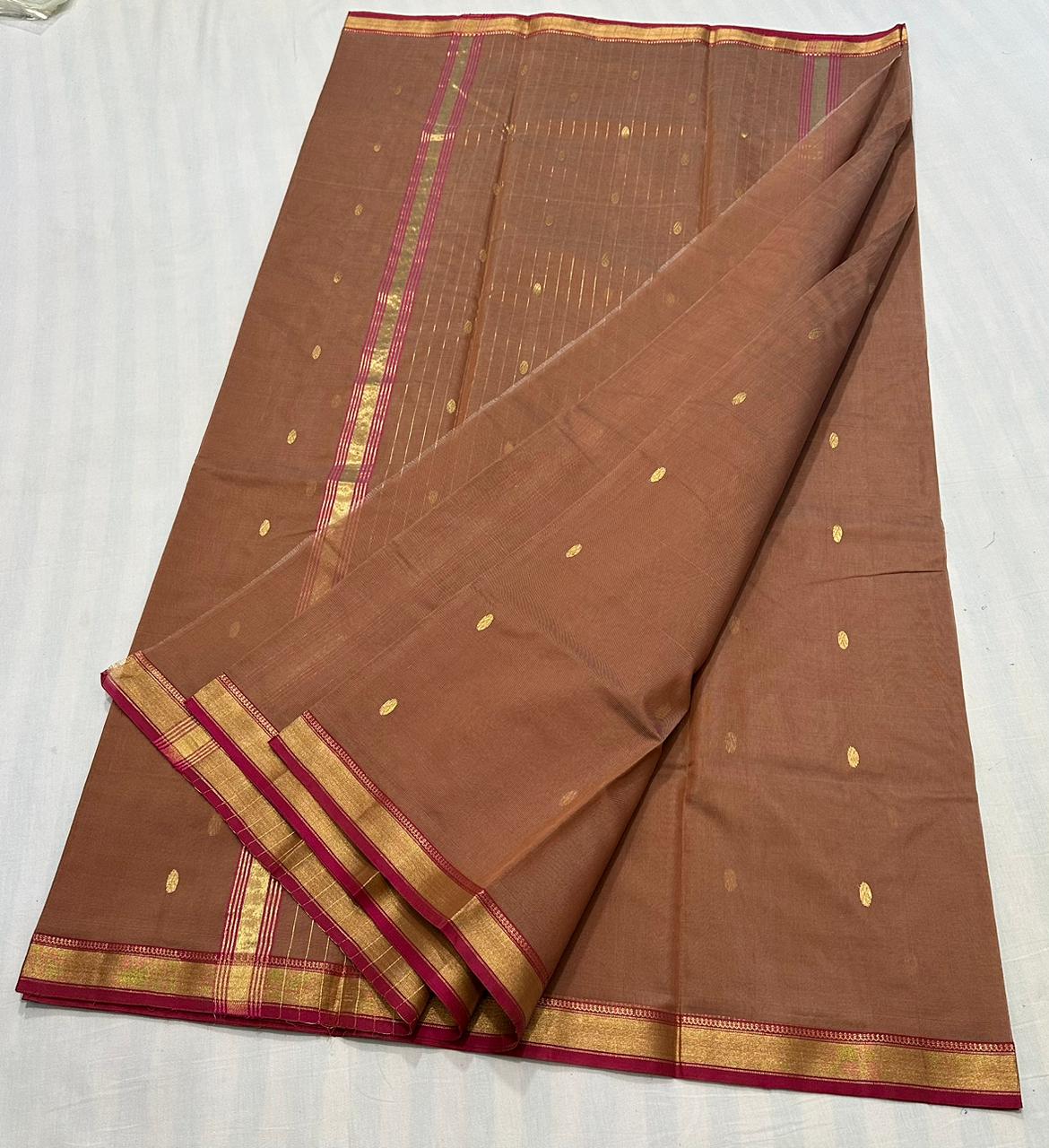 Anusha | Cotton chanderi saree